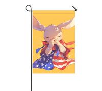 preghiera Wallaby 4 luglio Giorno dell'Indipendenza giallo Decorative Garden Bandiere pasqua porta banner per la decorazione del giardino 30,5 x 45,7 cm doppio lato