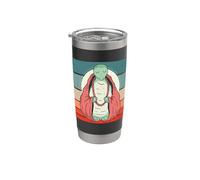 Preghiera zen meditative della tartaruga saggezza Bicchiere termico in acciaio inox doppia parete