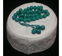 Preghiere Namaz Zikr Allah Musulmana Rosario Tesbih Tasbih Cappello da Tgl 54 -