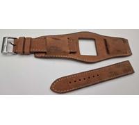 Pregiato cinturino cuoio Paul Newman alta qualità handmade in Italy mm18 vintage