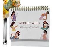 Pregnancy Calendar Weekly | Hardcover Keepsake Journal | Weekly Milestone Highlights Pregnancy Calendar For Expecting Moms,for Home Bedroom Study Desktop Planning Tracking Development