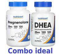 PREGNENOLONA Pregnenolone 30 mg & dhea25 mg 120+120 Veggiecaps invecchia sano