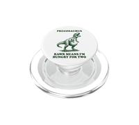 Pregosaurus Rawr Means I'm Hungry For Two PopSockets PopGrip per MagSafe