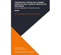 Preguntas cortas del primer ejercicio del cuerpo Técnico de Hacienda (Promoción Interna)