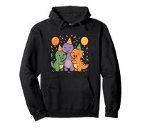 Prehistoric Pal Party. Carino Kawaii Dino Amici Felpa con Cappuccio