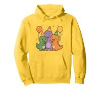 Prehistoric Pal Party. Carino Kawaii Dino Amici Felpa con Cappuccio