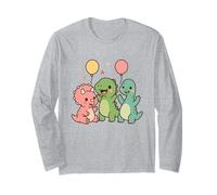 Prehistoric Pal Party. Carino Kawaii Dino Amici Maglia a Manica