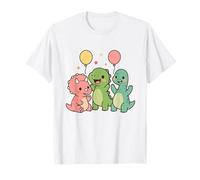 Prehistoric Pal Party. Carino Kawaii Dino Amici Maglietta
