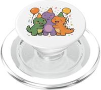 Prehistoric Pal Party. Carino Kawaii Dino Amici PopSockets PopGrip per MagSafe