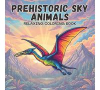 Prehistoric Sky Animals Coloring Book: 50 Realistic and Fun Prehistoric Flying Creatures to Color