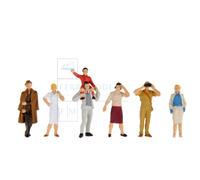 PREISER 10026 - Set 6 personaggi spettatori, scala H0 1:87