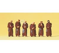 PREISER 10198 - Monaci Francescani 6pz. Scala H0 1:87