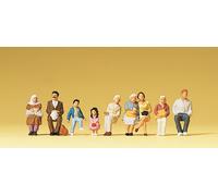 Preiser 10385 Passeggeri Seduti Per Autobus E Treni, H0