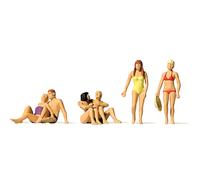 Preiser 10671 - Sul Spiaggia Pre Dipinta Modello Controllo H0/00 1:87 Scala Set