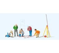 PREISER 10805 - Set archeologi con accessori come in foto, scala H0 1:87