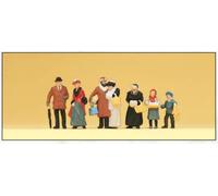 PREISER 12195 Scala HO Persone invernali del 1900