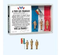 Preiser 13406 80° Anniversario Charles De Gaulle, H0