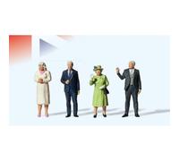 Preiser 13407 Regina Elisabetta II Edizione Speciale Figura Set Dipinta 1:87