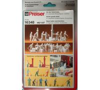 Preiser 16348 presso Il Ufficio Spedizione Merci 21 Non Dipinte Figure Accessori