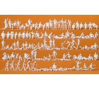 Preiser 16357 Figure Non Verniciate Miniatura Tempo Libero Sul Lago HO NEU
