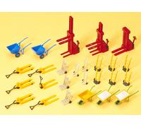 Preiser 17107 Muletto E Altri Dispositivi per Trasporto, Kit di Costruzione, H0