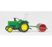 Preiser 17929 Trattore Lanz D 2416 Con Rullo Agricolo, H0