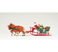 Preiser 30448 Slitta, Babbo Natale, Pacchetti, H0