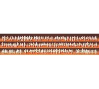 PREISER 79007 Scala N Confezione personaggi da pitturare 120 pezzi