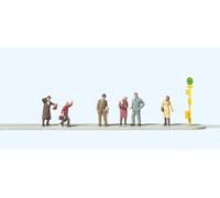 Preiser 79148 In Attesa Alla Fermata Del Tram, N