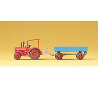 Preiser 79502 Hanomag-Trattore Con Rimorchio, N