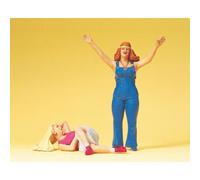 Preiser G 45134 - Giovani Donne Hippie Nuovo