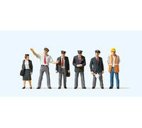 Preiser H0 10410 Kit Figurini Bahnpersonal Gran Bretagna 1:87