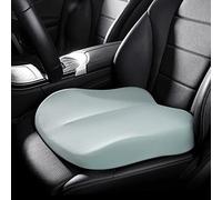 PRELGOSP Cuscino Auto Guidatore Rialzo Ergonomico, Cuscino Sedile Auto Guidatore Sedile Rialzato Portatile in Memory Foam, Cuscini Sedile Auto a Cuneo per Adulti Auto, Divano e Poltrona,Blu