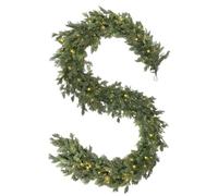 Prelit Christmas Garland | LED Prelit Realistic Artificial Cedar | Indoor S