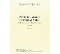 Prélude, Adagio Et Choral Varié Op.4 Sur Le Theme Du Veni Creator