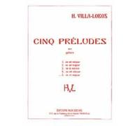 Prelude N 5 En Re Extrait De Cinq Preludes - SCORE