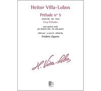 Prélude n° 5 - extrait des Cinq Préludes édité par Frédéric Zigante