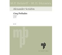 Préludes (5) Op.16 --- Piano: op. 16. Klavier.