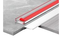 Prem - Listelli angolari in alluminio, 90 cm, 2 pezzi, & EleMolding, anti-choc per la protezione degli interni (argento, 70 x 10 mm)