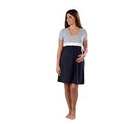 Premamy - Camicia da Notte in Cotone per Donna