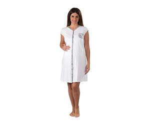 Premamy - Camicia da Notte in Cotone per Donna