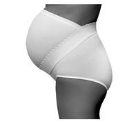Premamy guaina maternità gestante con sostegno per gravidanza (5°(large), Bianco)