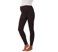 Premamy - Leggings pre-post parto, modello conformato in cotone bielastico