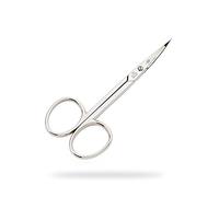 Premax - 15004 - Classica Collection Forbici Pelli - Lama Retta - Acciaio - Nichelate - Made in Italy