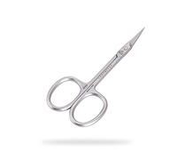 Premax 15032 - Forbici Pelli Punta Sottile Aqua Collection - Acciaio INOX - Finitura Sabbiata - Ideali per Cuticole e Pelli - Made in Italy