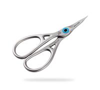 Premax - Forbici Unghie Ring Lock System Line - 3 3/4"-cm. 9,5 - Precisione di Taglio e Durata Eccezionali - Design Esclusivo per Mani Maschili - Acciaio INOX - Finitura Sabbiata - Made in Italy