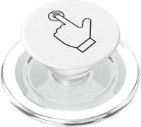Premere il mio pulsante muto, sarcastico, divertente, ufficio, scherzo PopSockets PopGrip per MagSafe