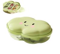 Premere il vassoio per cubetti di ghiaccio,Vassoio per cubetti di ghiaccio con coperchio - Stampo per cubetti di ghiaccio a forma di nuvola di silicone a 6 griglie | Stampo per fare ghiaccio a prova