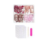 Premere In Unghia Glossy Finte Gues On Cats Eye Acrilic Acrilic Toe Unghi False Con Design Tips French Toe Nail With Design