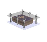 Premere Per Appiattire Le Carte, Appiattire Schede Degli Strumenti, Strumento Di Riparazione Delle Carte Acriliche Trasparenti, Strumento Di Correzione Della Carta, Protezione Per Carte Da Gioco, Cont